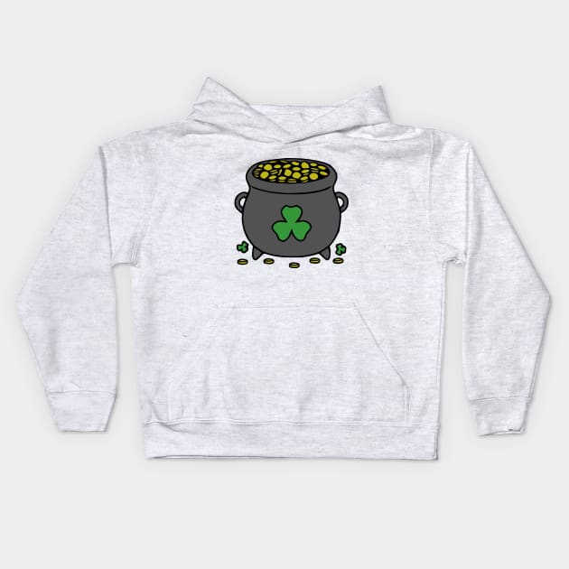 Pot of Gold Kids Hoodie by KayBee Gift Shop